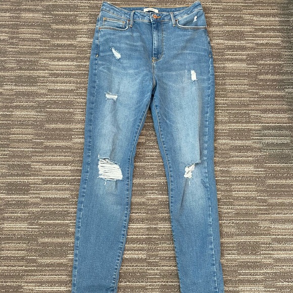 Forever 21 Fairfax Super a Skinny Distressed Jeans - Picture 2 of 4